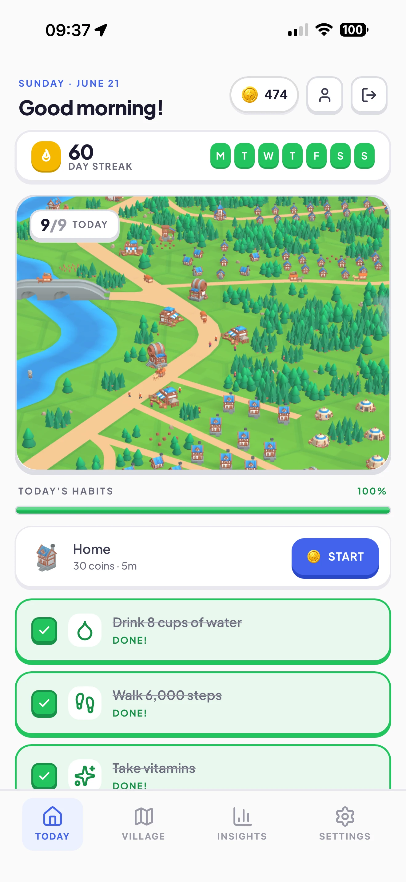 Habitville today screen